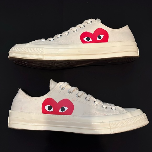 ❌❌SOLD ON DEPOP❌❌Converse x Comme des Garçons PLAY Chuck 70 - Picture 6 of 17